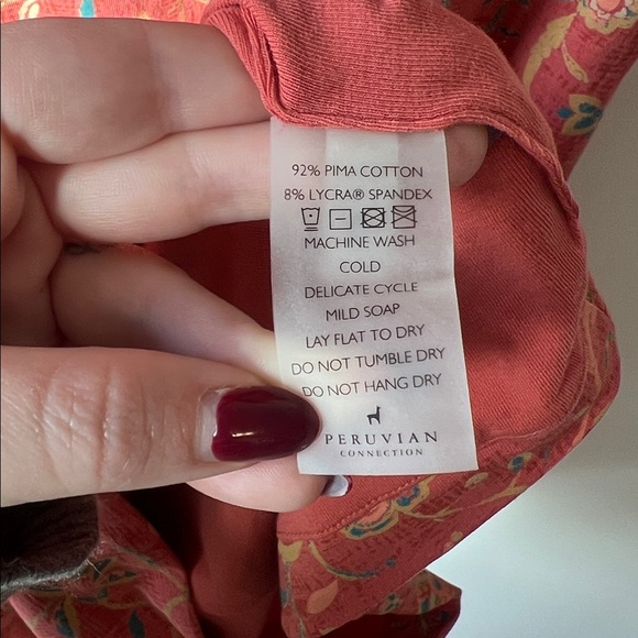 Peruvian Connection Artemis Floral Sheath Dress Size Medium - Picture 10 of 10